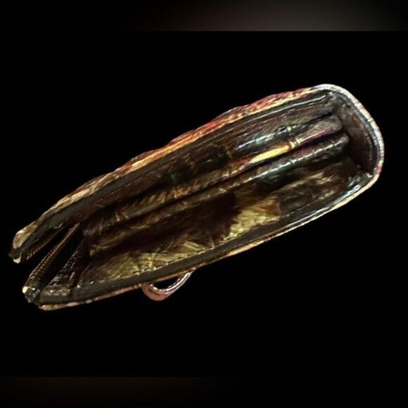 Outstanding BRAHMIN Corie wallet/wristlet Tartan Animal Melbourne excellent cond - Picture 6 of 13